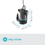 Klar-/Schmutzwasser-Tauchpumpe 2-in-1 '20000 BASIC' 550 W 20000 l/h