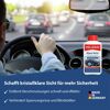Mellerud Scheibenreiniger 'Klare Sicht' im Auto, klare Sicht beim Fahren.