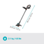 Akku-Trimmer 'EasyTrim 25/18 V Set' mit Akku und Ladegerät