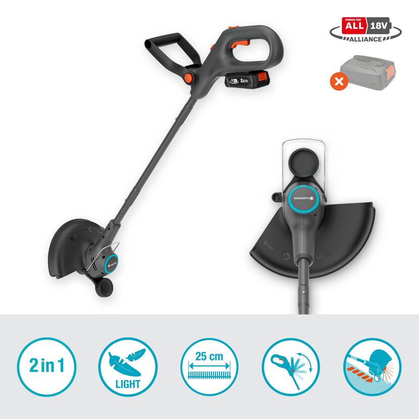 Akku-Trimmer 'EasyTrim 25/18 V Solo' ohne Akku und Ladegerät