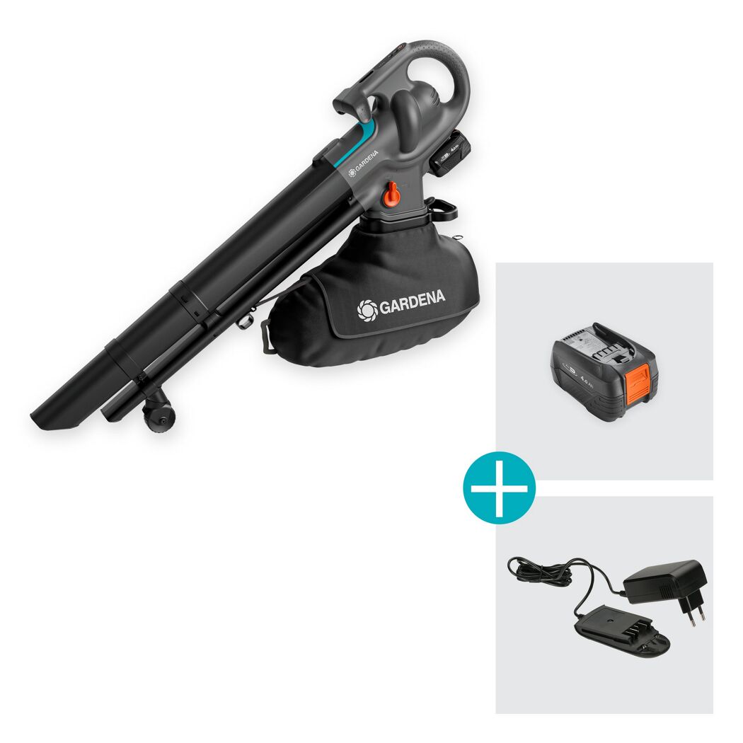 Laubsauger/-bläser 'PowerJetCollect' mit Akku und Ladegerät