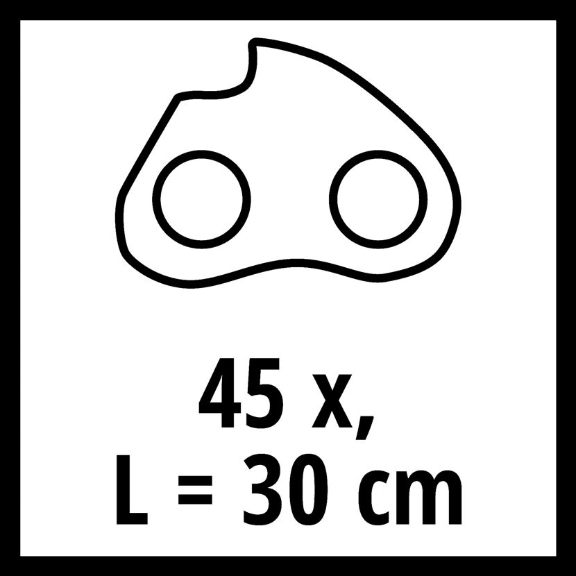 Ersatzkette für Akku-Kettensäge 'Fortexxa 18/30' 30 cm