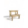 Blumentopfhocker 'Olli' natur 2 Etagen 44 x 41 x 40 cm