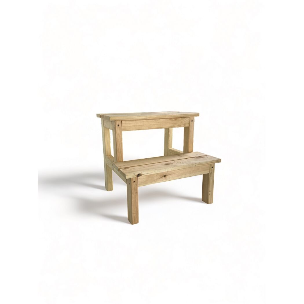 Blumentopfhocker 'Olli' natur 2 Etagen 44 x 41 x 40 cm