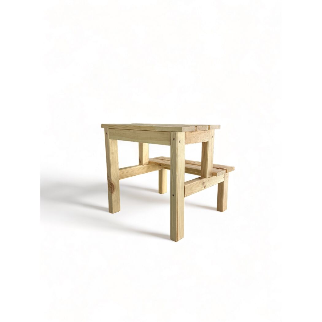 Blumentopfhocker 'Olli' natur 2 Etagen 44 x 41 x 40 cm