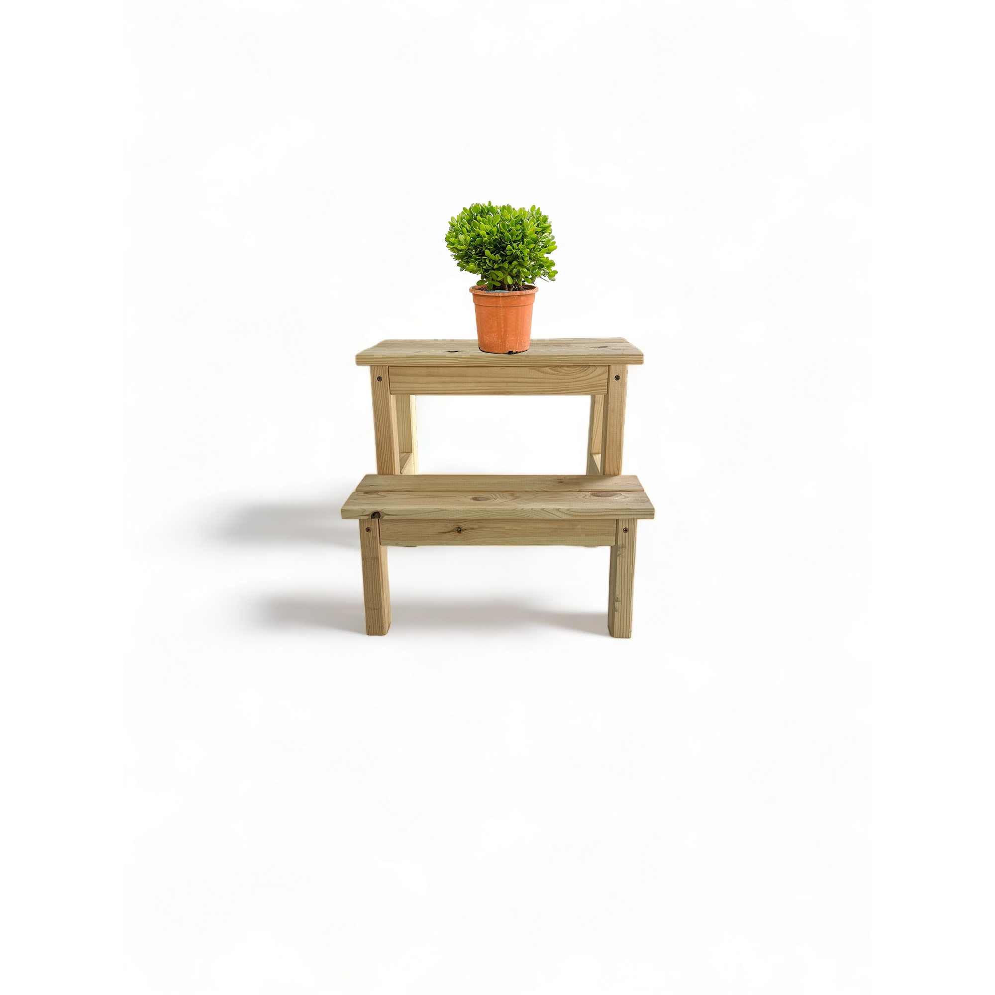 Blumentopfhocker 'Olli' natur 2 Etagen 44 x 41 x 40 cm