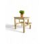 Blumentopfhocker 'Olli' natur 2 Etagen 44 x 41 x 40 cm