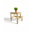 Blumentopfhocker 'Olli' natur 2 Etagen 44 x 41 x 40 cm