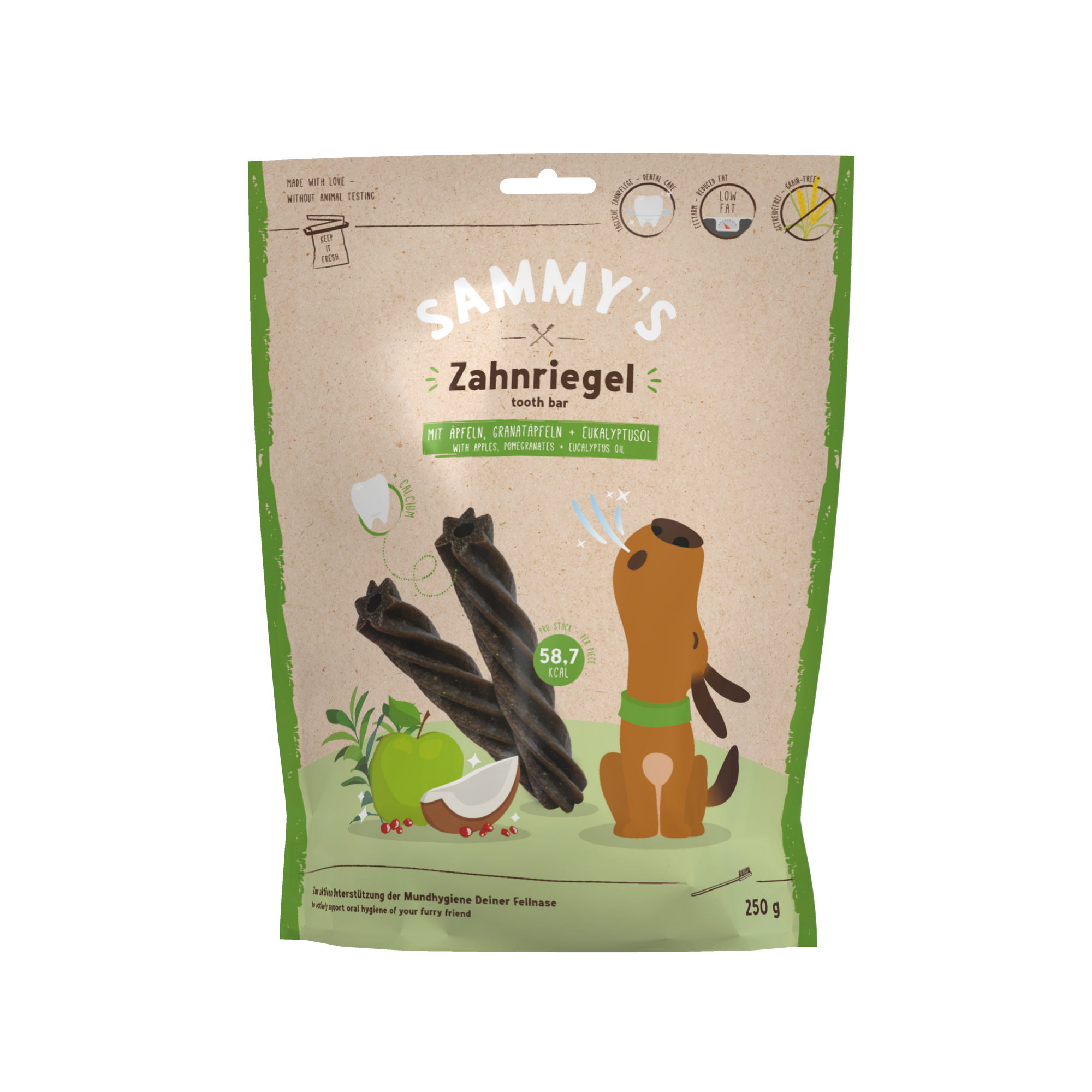 Hundefutter Zahnriegel 250 g