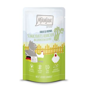 Katzenfutter 'Chicks & Friends Quetschie' Hühnchen an gedünstetem Sellerie 125 g