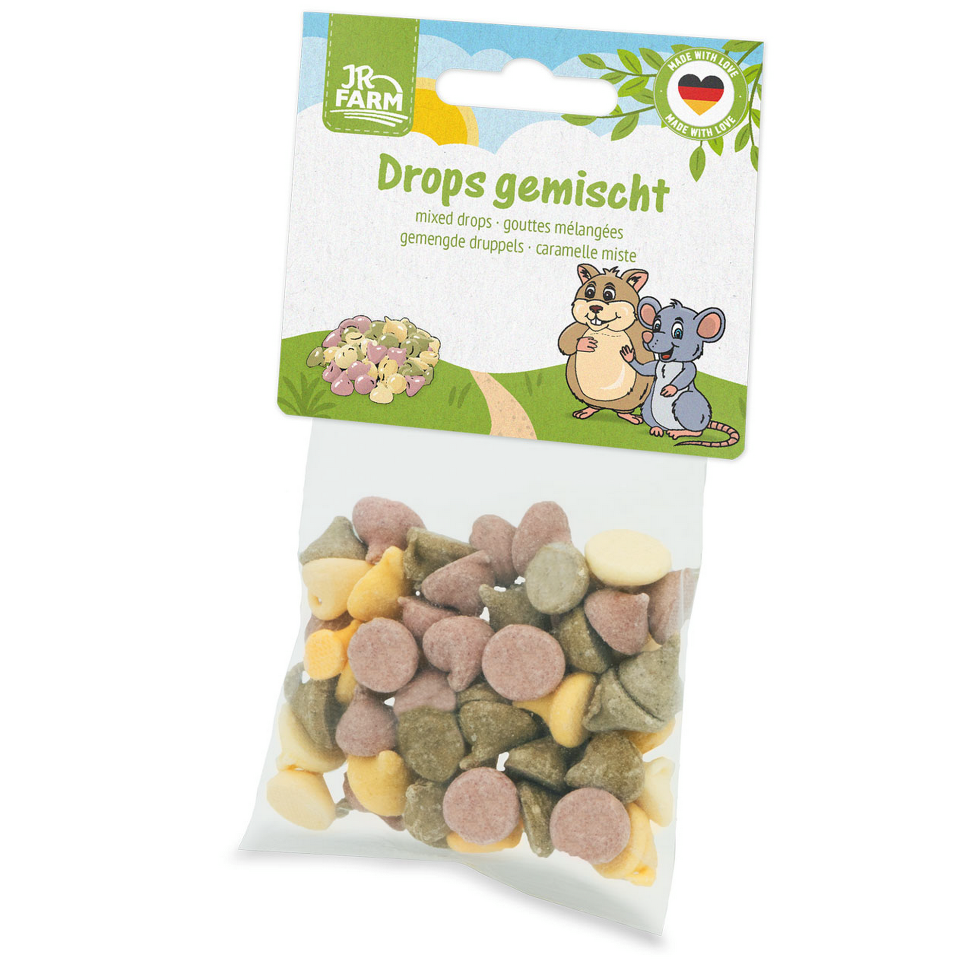 JR Farm Snack für Nager 'Drops, gemischt' 75 g