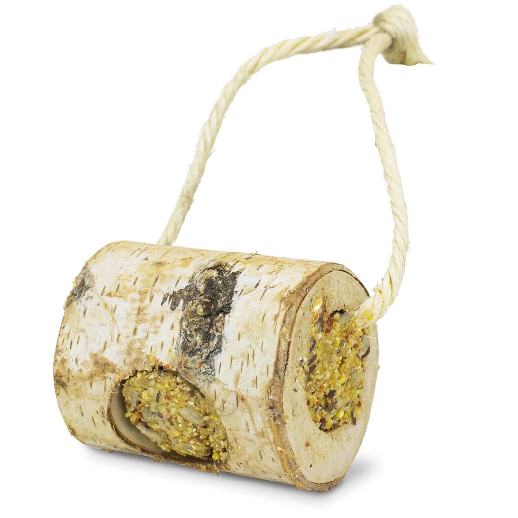 Vogelsnack 'Birds Holzrolle Wellensittich & Kanarien' 150 g