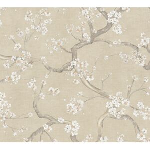 Vliestapete 'Hot Spots Floral' beige 10,05 x 0,53 m