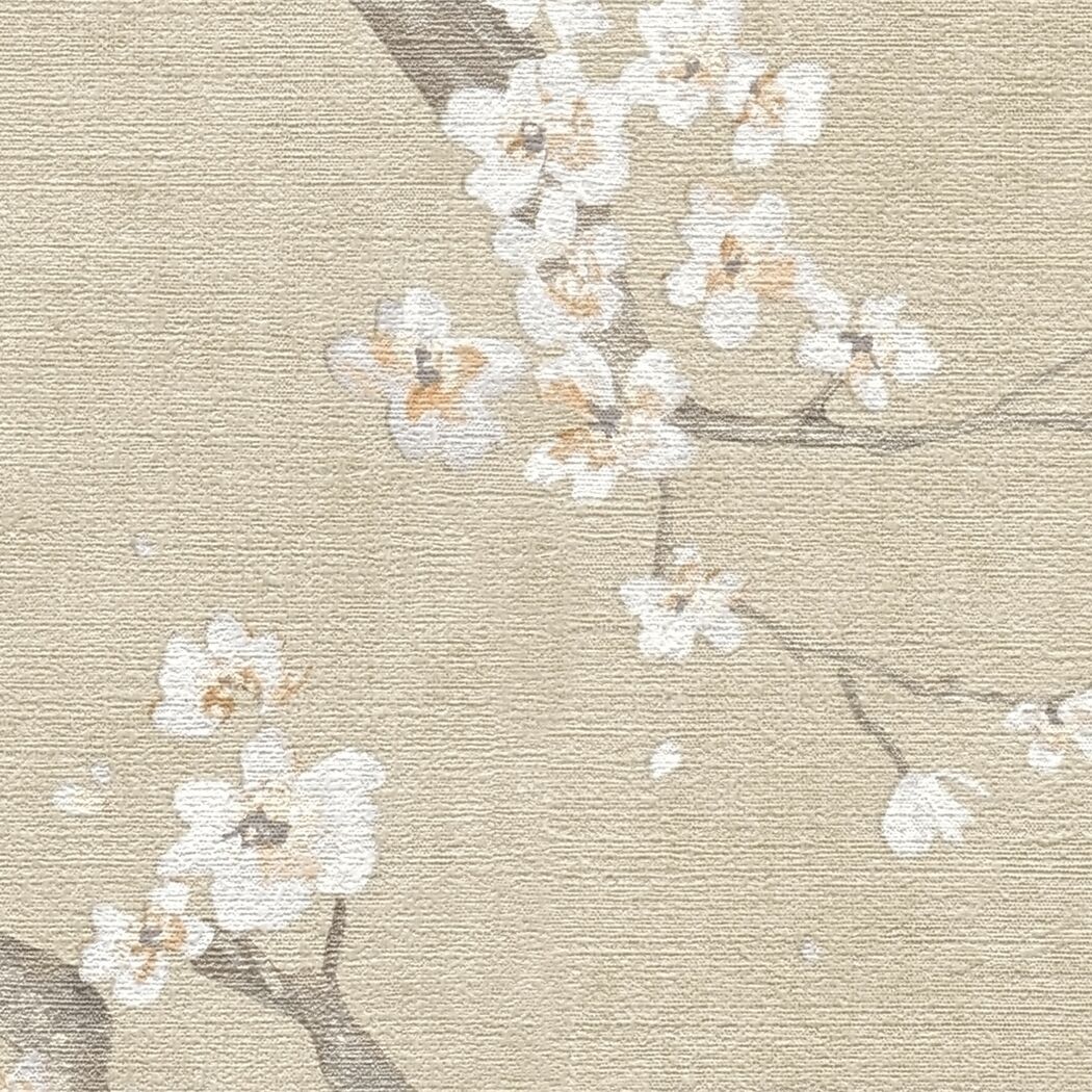 Vliestapete 'Hot Spots Floral' beige 10,05 x 0,53 m