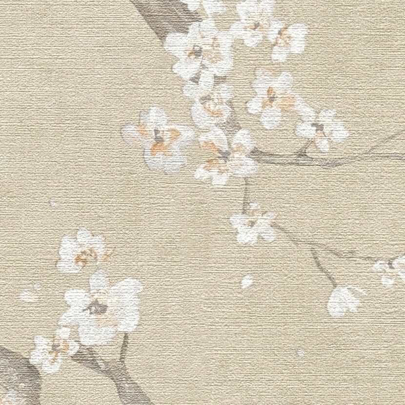 Vliestapete 'Hot Spots Floral' beige 10,05 x 0,53 m