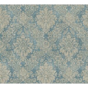 Vliestapete 'Secret Garden' Ornament blau 10,05 x 0,53 m