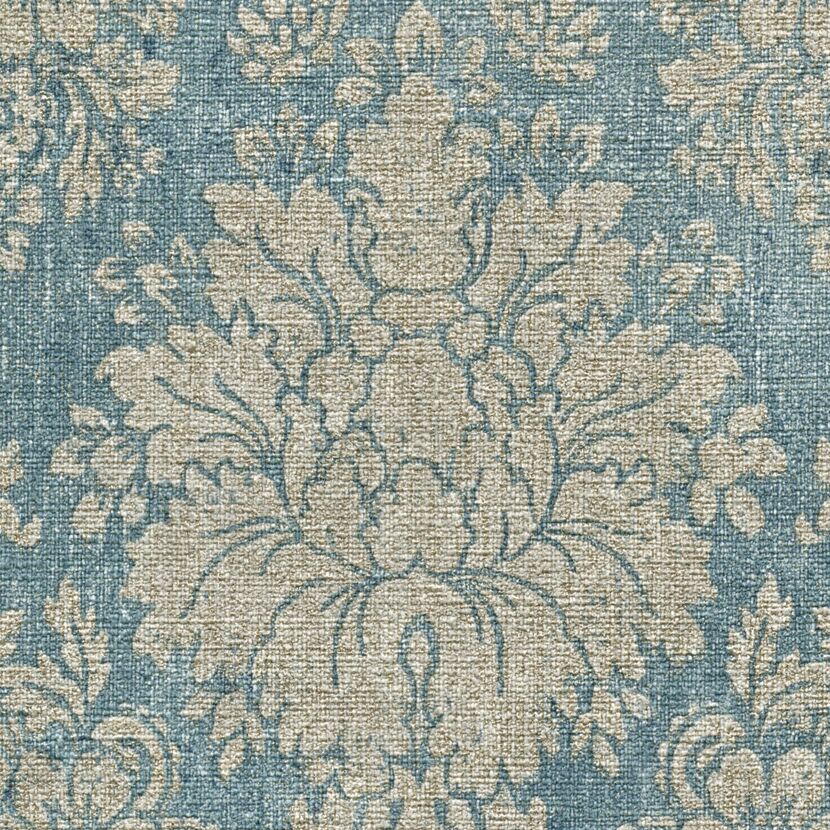 Vliestapete 'Secret Garden' Ornament blau 10,05 x 0,53 m