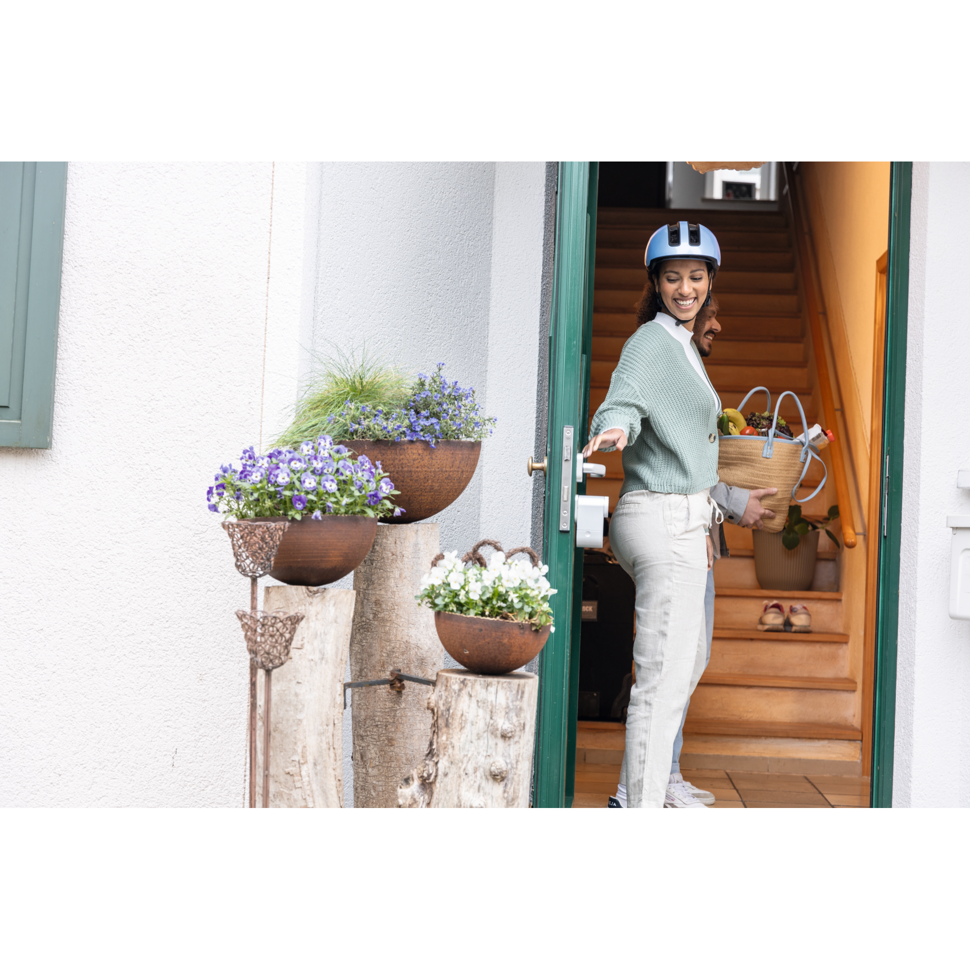Türschlossantrieb 'Loxeris™ One CFA4100' Bluetooth silber