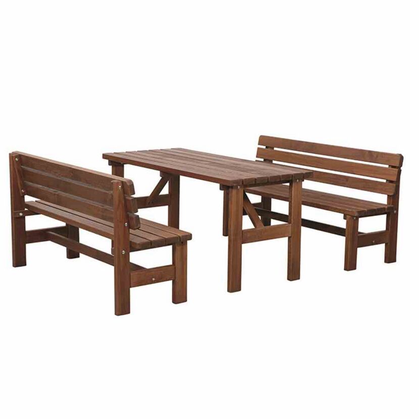 Gartentisch 'Tessin' klappbar Kiefernholz 72 x 74 x 150 cm