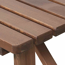 Tisch 'Tessin' Kiefernholz braun lasiert 72 x 74 x 150 cm