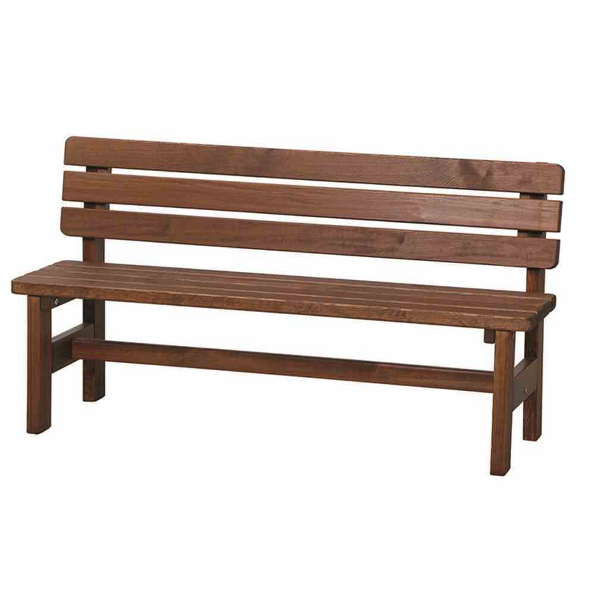 Bank 'Tessin' Kiefernholz braun lasiert 150 cm