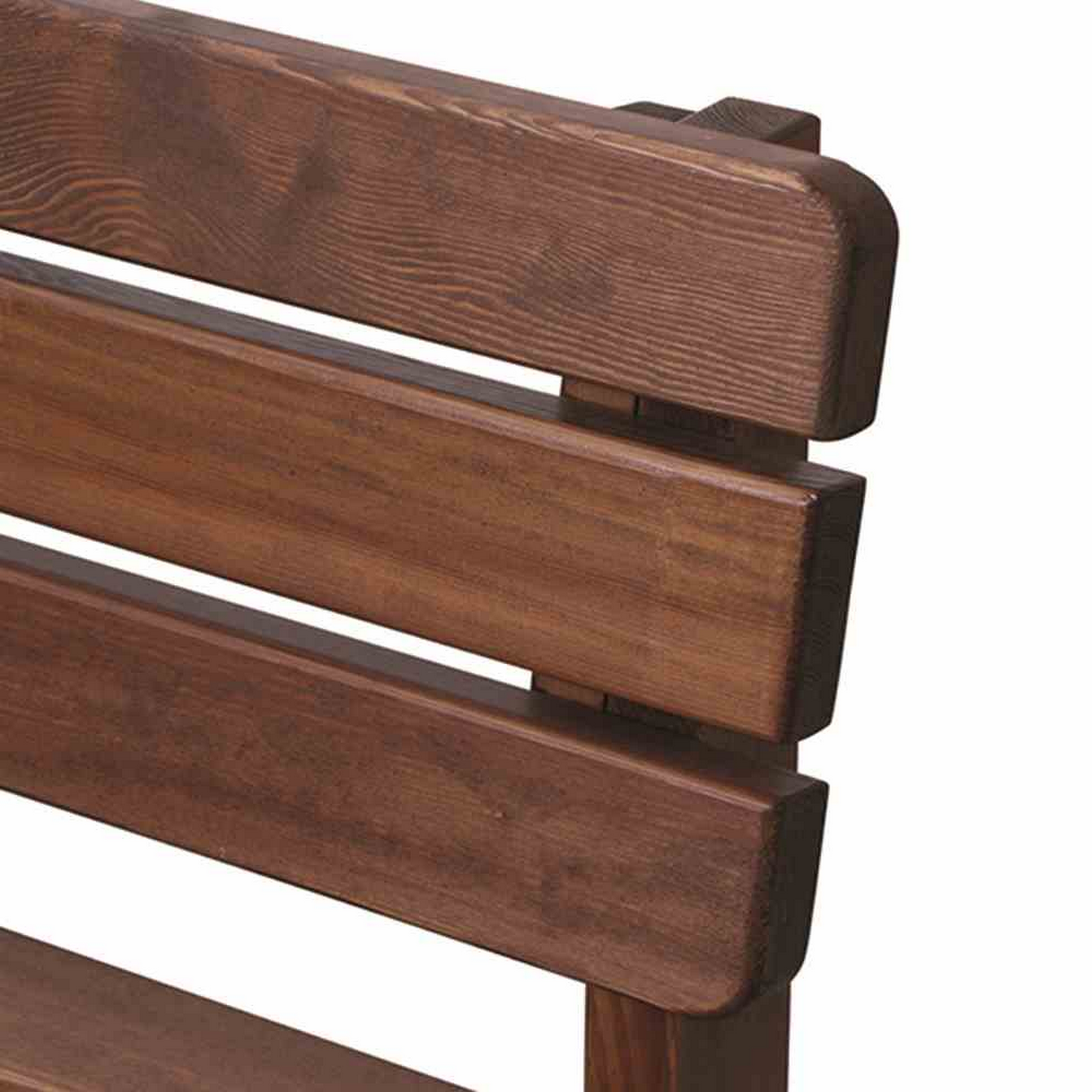 Bank 'Tessin' Kiefernholz braun lasiert 150 cm