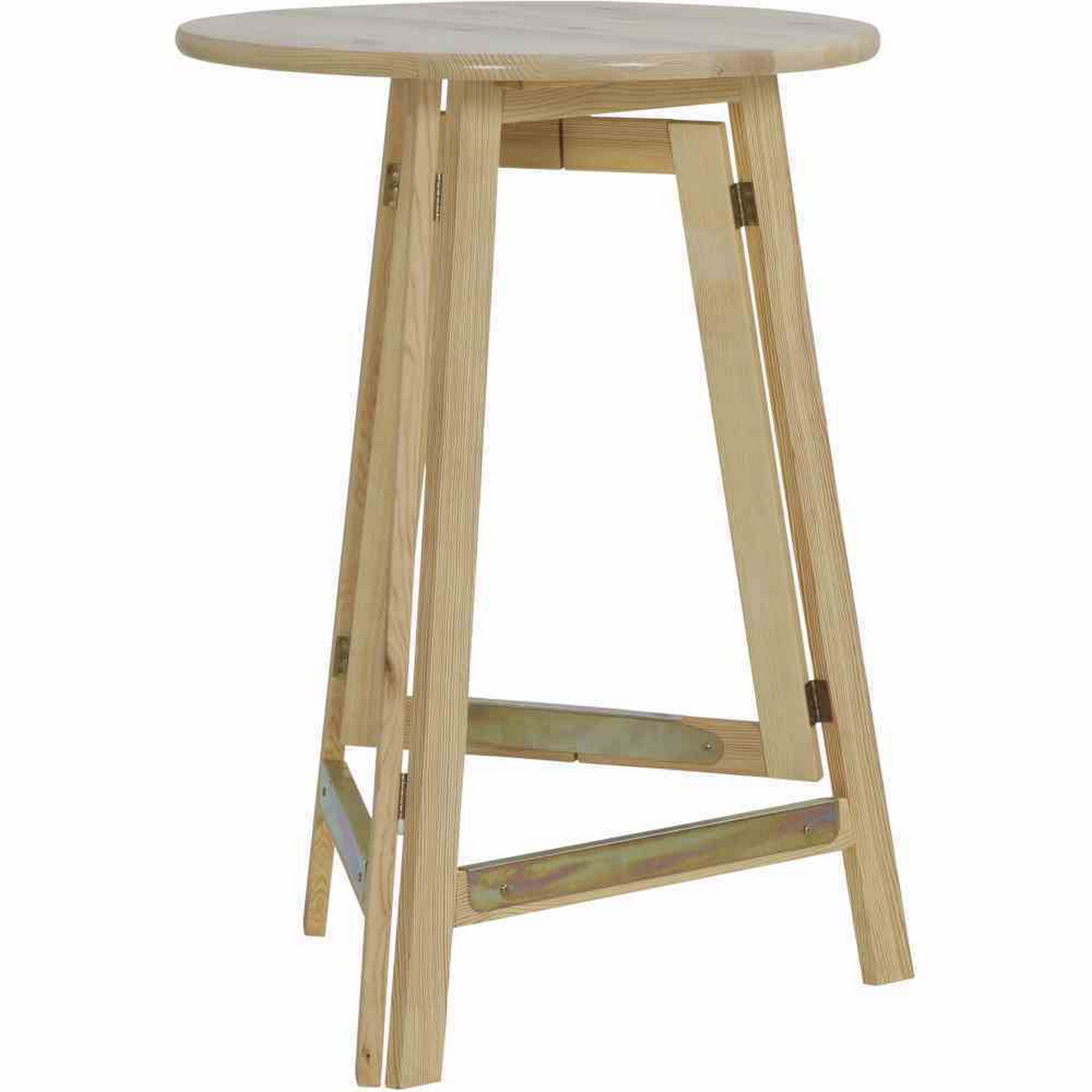 Stehtisch klappbar Kiefernholz Ø 78 x 111 cm