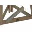 Stehtisch klappbar Kiefernholz Ø 78 x 111 cm