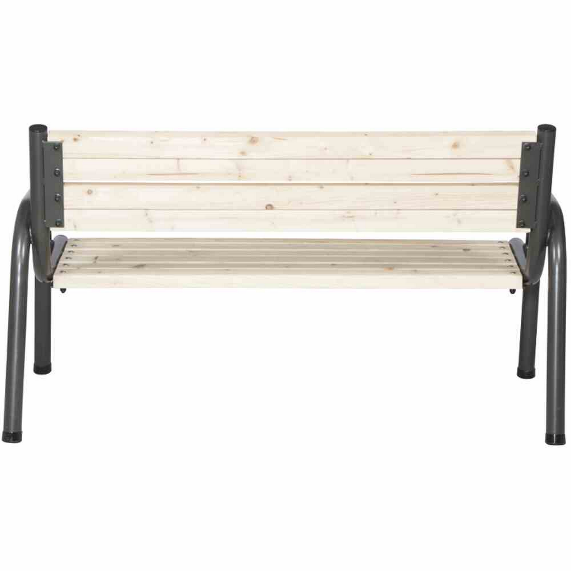 Holzbank 'Park' Kiefernholz/Stahl naturfarben/anthrazit 150 cm