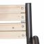 Holzbank 'Park' Kiefernholz/Stahl naturfarben/anthrazit 150 cm