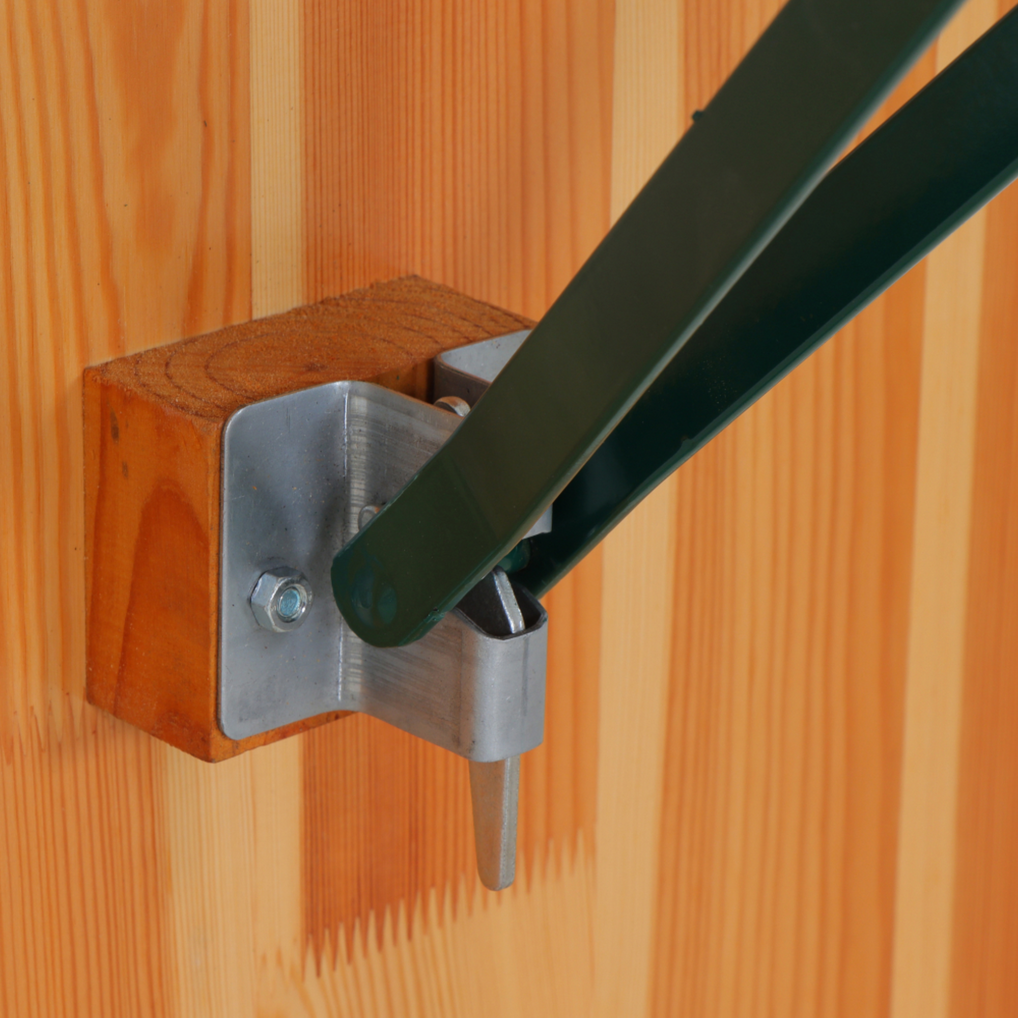 Bierzeltgarnitur klappbar mit Rückenlehne Stahl/Nadelholz 3-teilig