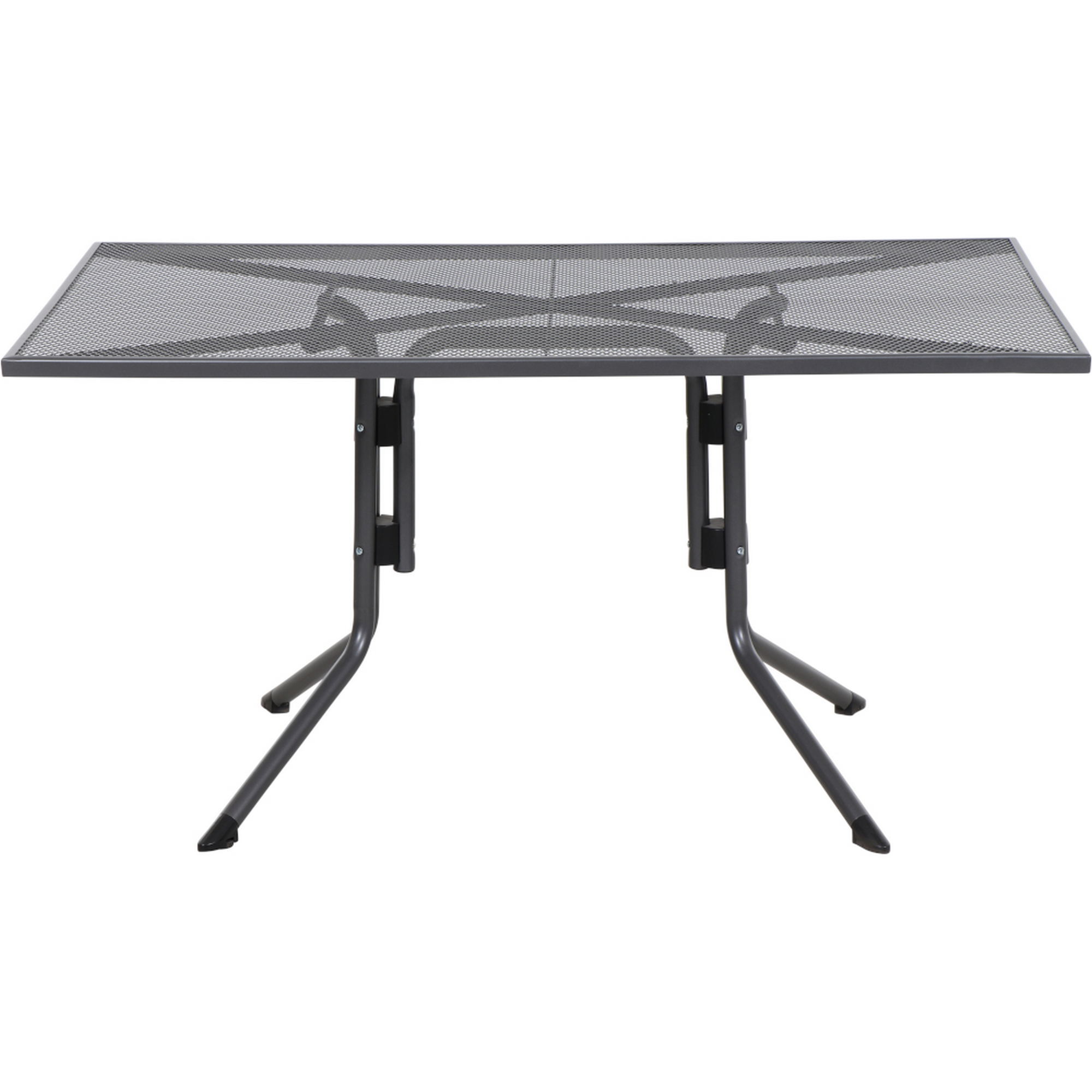 Tisch 'Elda' Stahl matt-anthrazit 90 x 71 x 140 cm