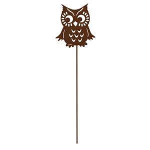 Gartenstecker Eule 32 cm