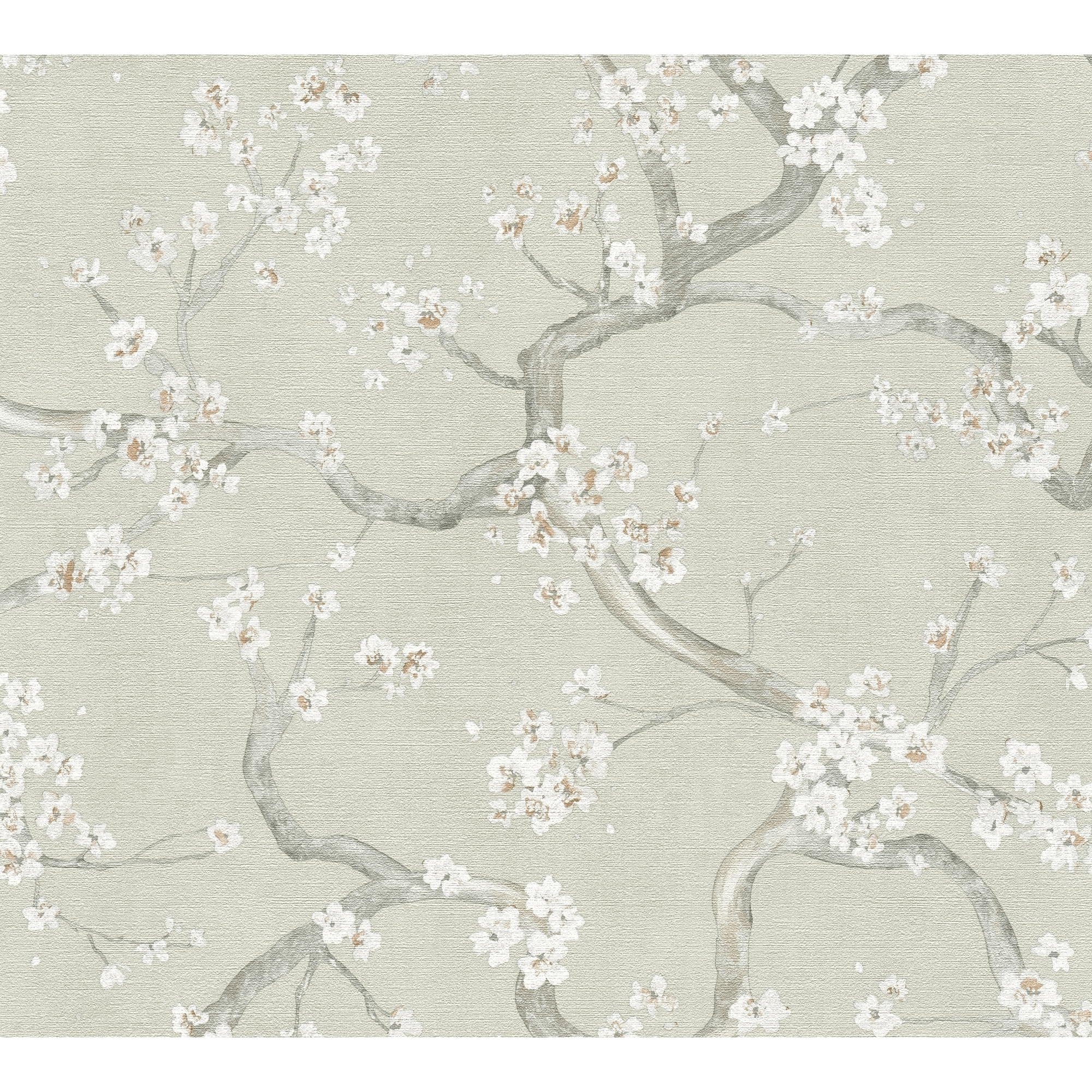 Vliestapete 'Hot Spots Floral' grün 10,05 x 0,53 m