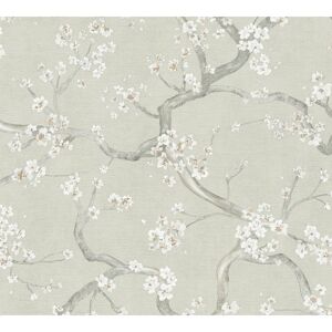 Vliestapete 'Hot Spots Floral' grün 10,05 x 0,53 m