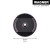 Möbelbein 'Telescope ST 1854' Stahl schwarz Ø 50 mm 600-900 mm justierbar