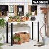 Möbelbein 'Telescope ST 1854' Stahl schwarz Ø 50 mm 600-900 mm justierbar