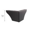 Möbelbein 'Sofa Wing ST 0452' Stahl schwarz 76 mm