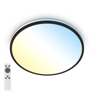 LED-Wand- und Deckenleuchte 'Lana' schwarz Ø 33 x 6 cm