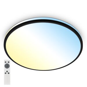 LED-Wand- und Deckenleuchte 'Lana' schwarz Ø 49 x 9,5 cm