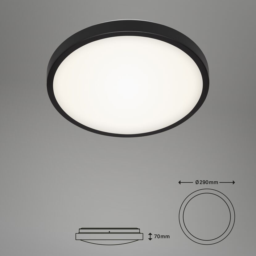 LED-Deckenleuchte 'Manny' 1300 lm neutralweiß Ø 29 x 7 cm