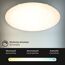 LED-Wand- und Deckenleuchte 'Verb' weiß Ø 75,5 x 9 cm