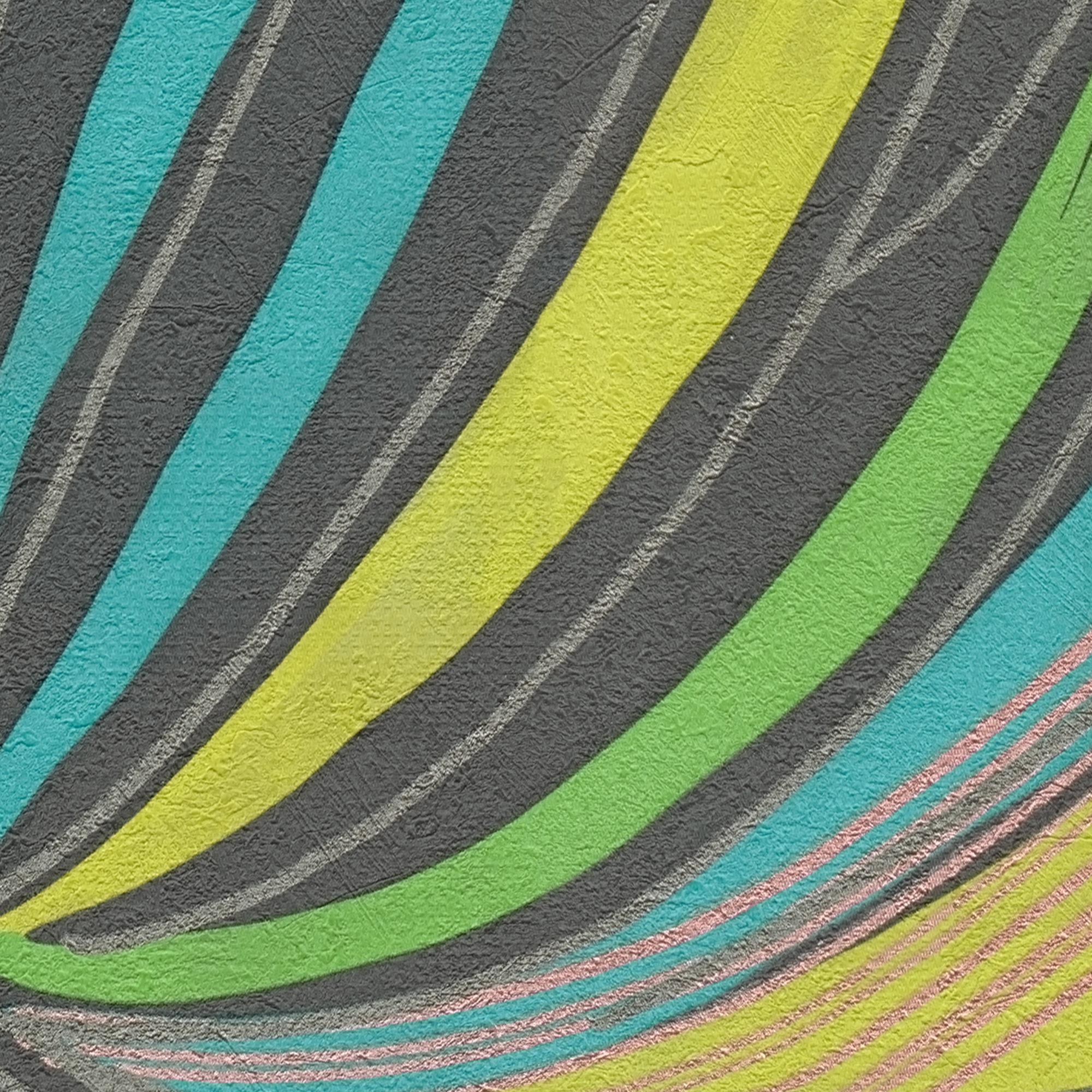 Vliestapete 'Hot Spots Blätter' bunt 10,05 x 0,53 m