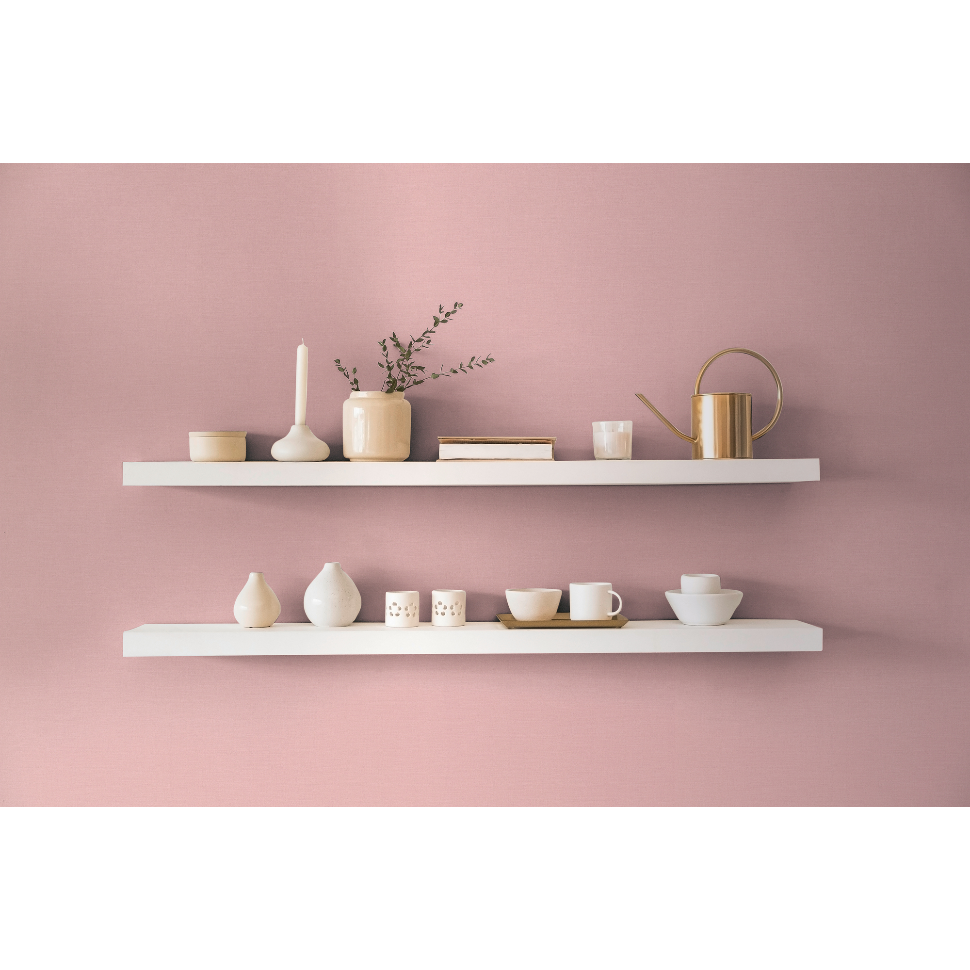 Vliestapete 'Pint Walls II' Uni rosa 10,05 x 0,53 m