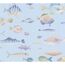 Vliestapete 'Pint Walls II' Fische blau 10,05 x 0,53 m