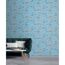 Vliestapete 'Pint Walls II' Fische blau 10,05 x 0,53 m