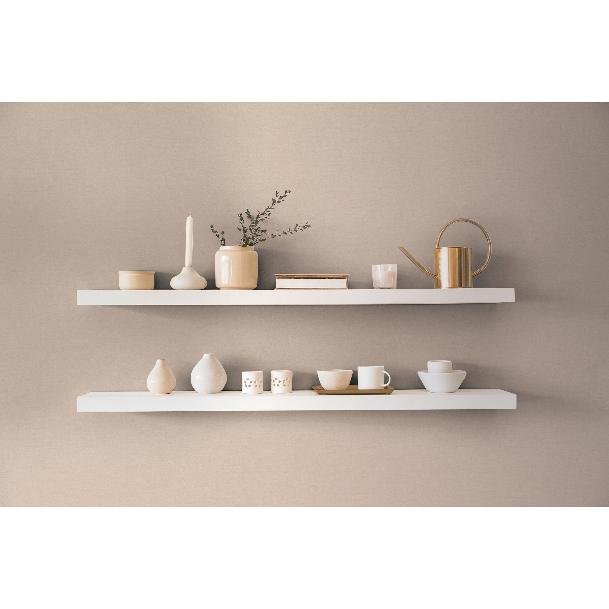 Vliestapete 'Pint Walls II' Uni beige 10,05 x 0,53 m