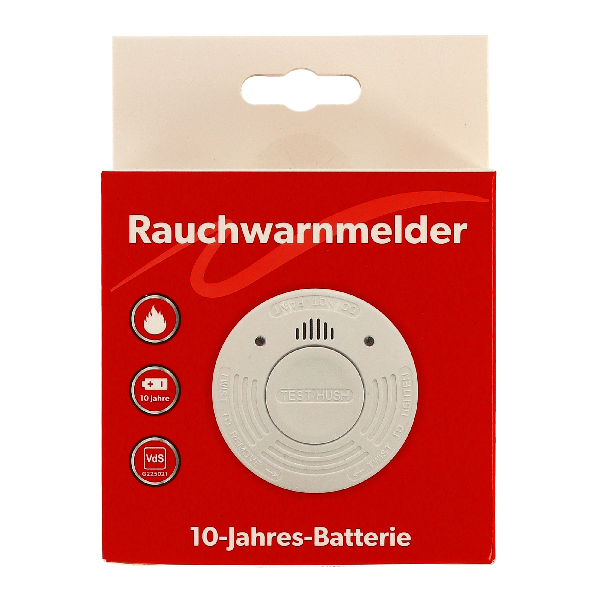 Rauchwarnmelder mit 10-Jahres-Batterie