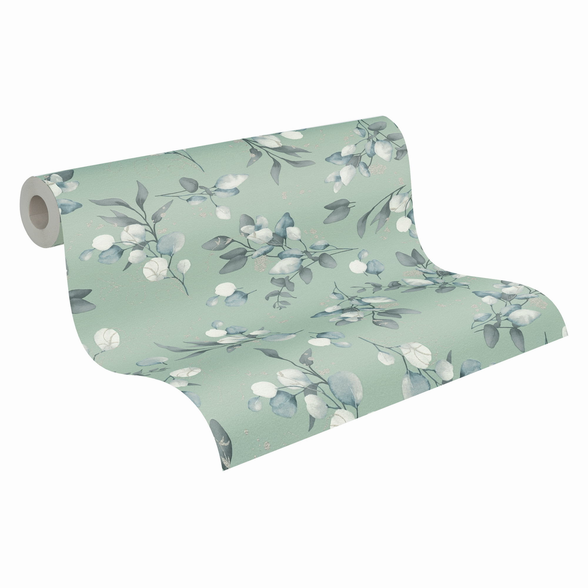 Vliestapete 'Pure Eleganc' Floral  grün 10,05 x 0,53 m