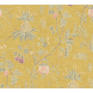 Vliestapete 'Paradise Garden' Blüten gelb 10,05 x 0,53 m